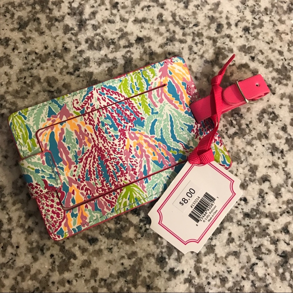 NWT Lilly Pulitzer Luggage Tag in Let’s Cha Cha